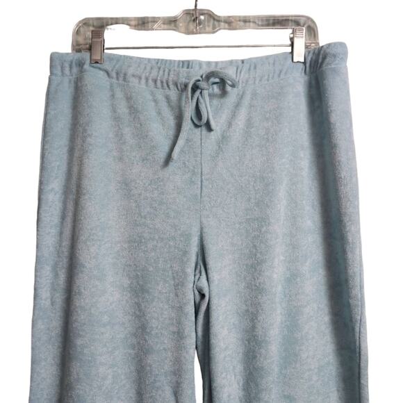 NWT Andie Crop Pant CABLU Light Blue Drawstring Elastic Waist Lounge S - Picture 2 of 11